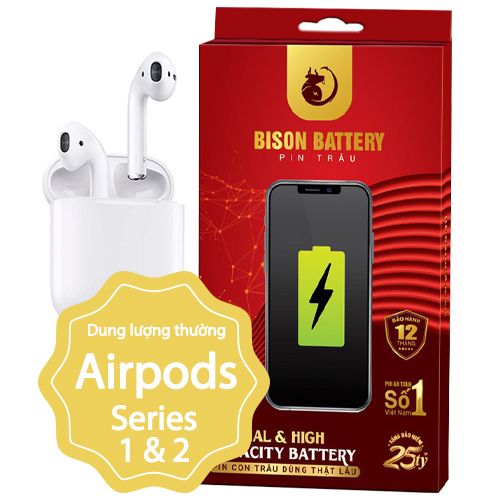 Pin Bison Airpods S1 S2