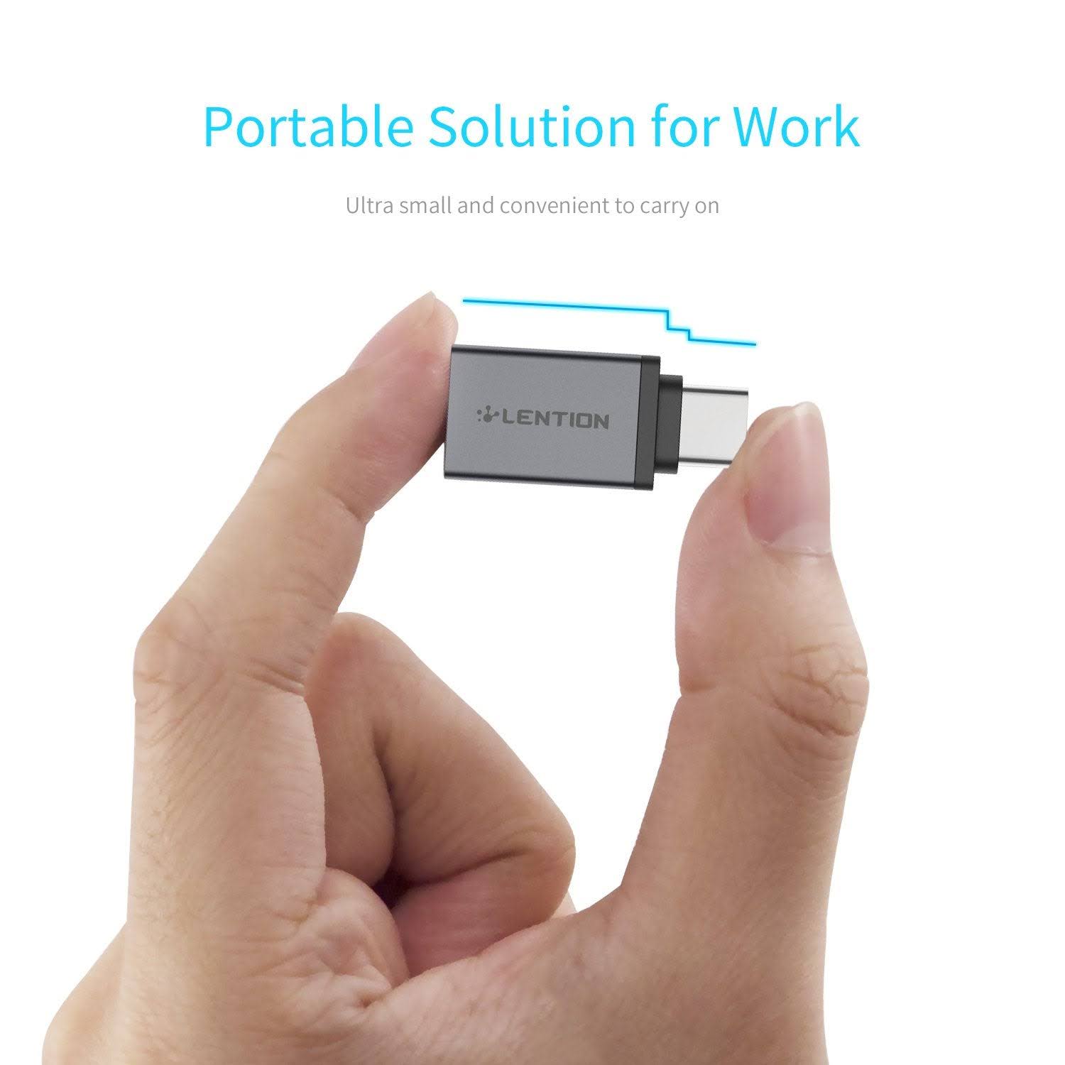 Đầu chuyển đổi USB-C to USB-A Lention C3-5