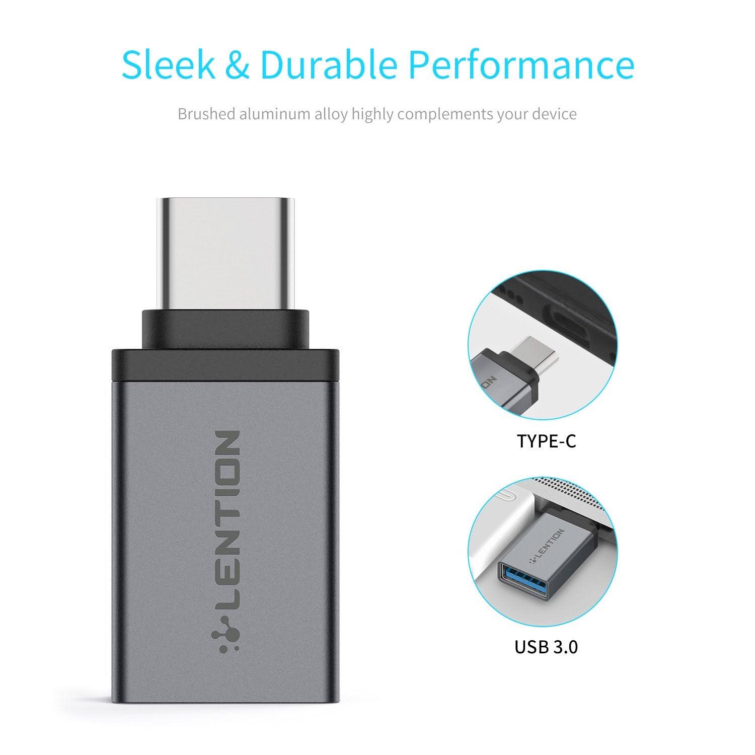 Đầu chuyển đổi USB-C to USB-A Lention C3-6
