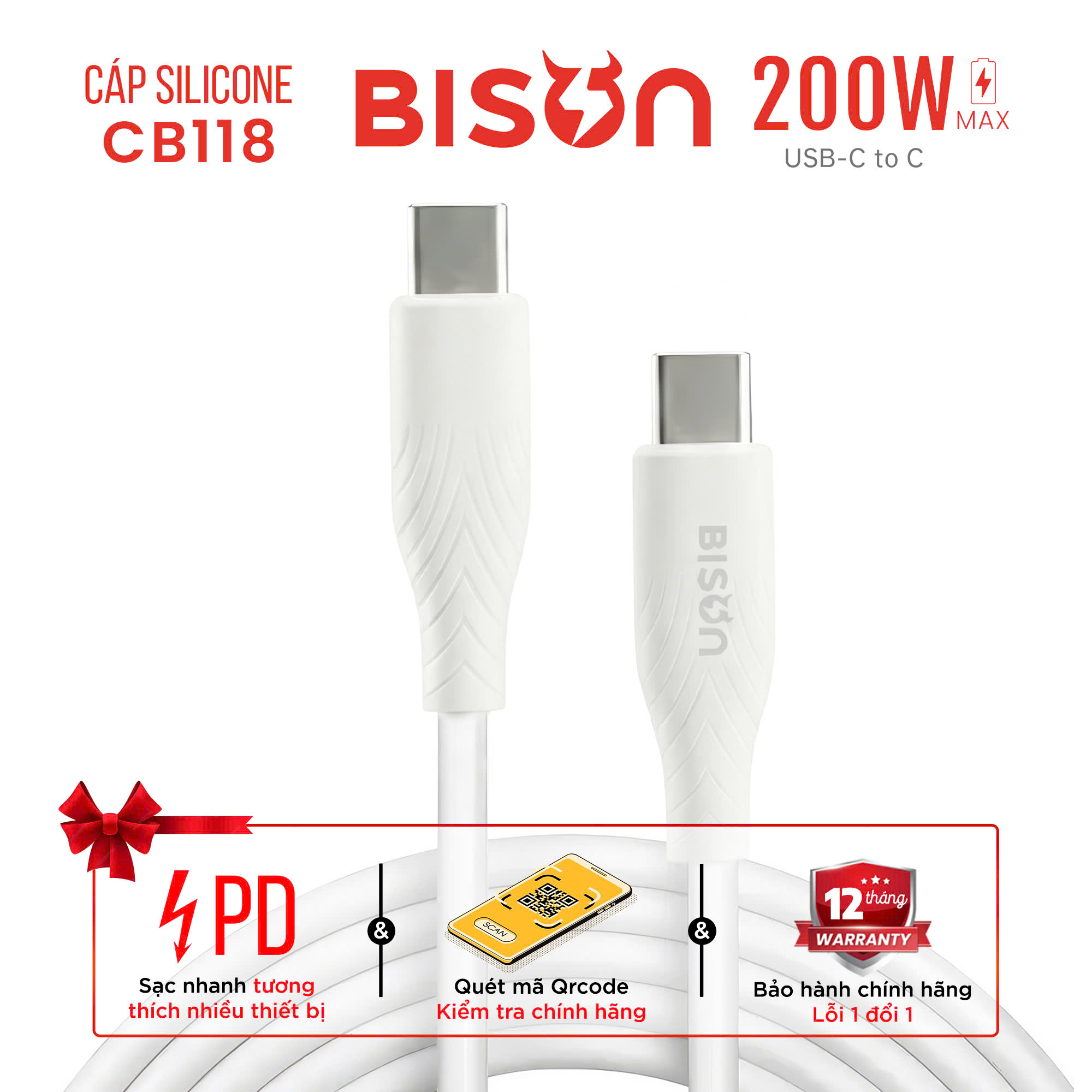 cap-sac-bison-200w-sac-nhanh-5a-mau-trang-boc-silicone-sieu-ben-cb118-5